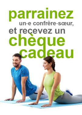 Parrainez vos confrères / consoeurs et recevez un chèque cadeau